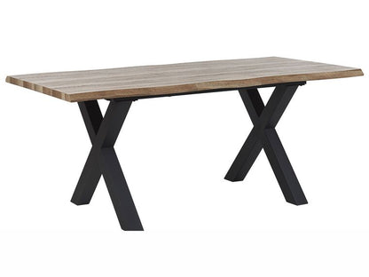 Duży Loftowy Stół do jadalni o rozkładanym blacie o wymiarach 140/180 x 90 cm