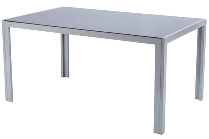 Meble ogrodowe składane aluminiowe dla 6 osób Srebrne: Wytrzymałe, funkcjonalne i stylowe meble do Twojego ogrodu!